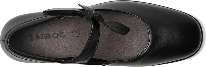 Naot Nobility High Heels Jet Black Leather : EU 36 (US Women's 5) M, Synthetic - Image 2