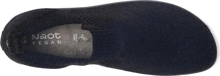 Naot Nuku Women's Flat Shoes Black/Gray Knit : EU 42 (US Women's 11) M, Rubber/Synthetic - Image 2