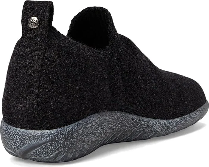 Naot Nuku Women's Flat Shoes Black/Gray Knit : EU 42 (US Women's 11) M, Rubber/Synthetic - Image 4
