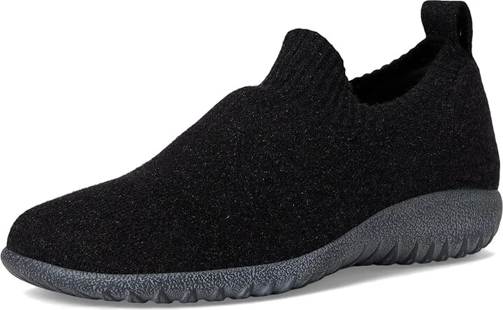 Naot Nuku Women's Flat Shoes Black/Gray Knit : EU 42 (US Women's 11) M, Rubber/Synthetic - Image 5