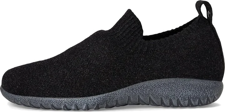 Naot Nuku Women's Flat Shoes Black/Gray Knit : EU 42 (US Women's 11) M, Rubber/Synthetic - Image 6