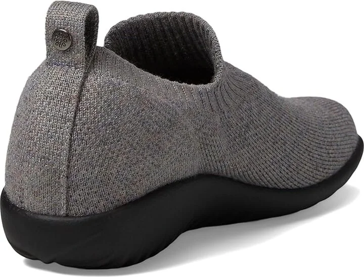 Naot Nuku Women's Flat Shoes Gray/Black Knit : EU 37 (US Women's 6) M, Rubber/Synthetic - Image 4