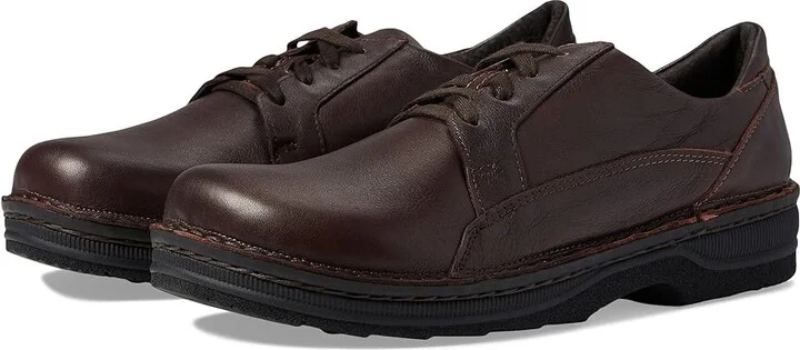 Naot Olaf Men's Lace up casual Shoes Soft Brown Leather : EU 40 (US Men's 7) M