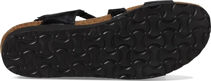 Naot Pamela Women's Sandals Black Madras Leather : EU 36 (US Women's 5) M, Leather/Suede - Image 4