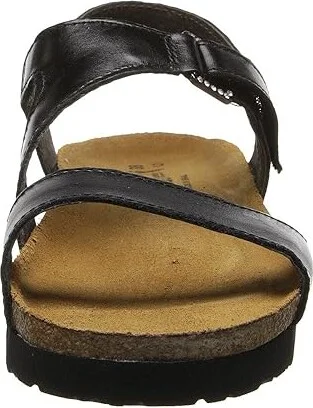 Naot Pamela Women's Sandals Black Madras Leather : EU 36 (US Women's 5) M, Leather/Suede - Image 6