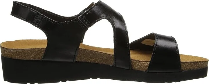 Naot Pamela Women's Sandals Black Madras Leather : EU 36 (US Women's 5) M, Leather/Suede - Image 8