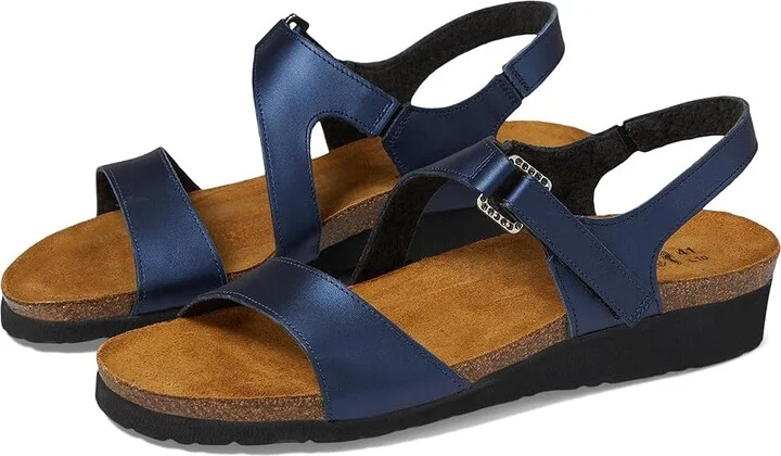 Naot Pamela Women's Sandals Polar Sea Leather : EU 35 (US Women's 4) M, Leather/Suede