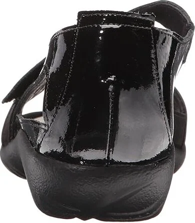 Naot Papaki Women's Shoes Black Patent Leather/Black Velvet Nubuck : EU 35 (US Women's 4) M, Leather/Suede - Image 5