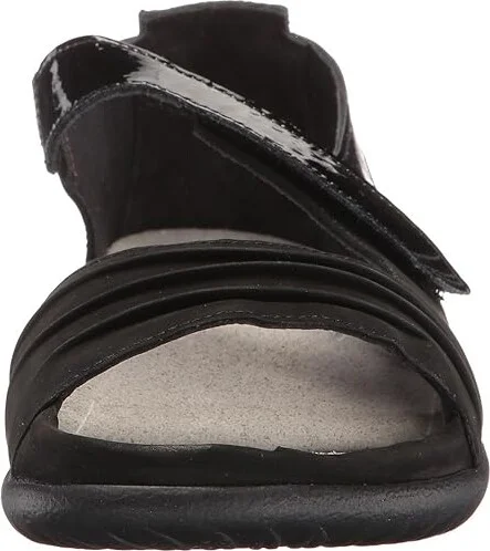 Naot Papaki Women's Shoes Black Patent Leather/Black Velvet Nubuck : EU 35 (US Women's 4) M, Leather/Suede - Image 6