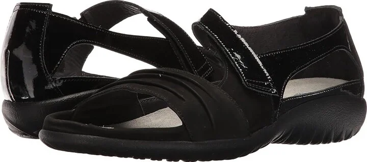 Black Patent Leather,black Velvet Nubuck