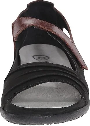 Naot Papaki Women's Shoes Black Velvet Nubuck/Cinnamon Leather : EU 35 (US Women's 4) M, Leather/Suede - Image 6
