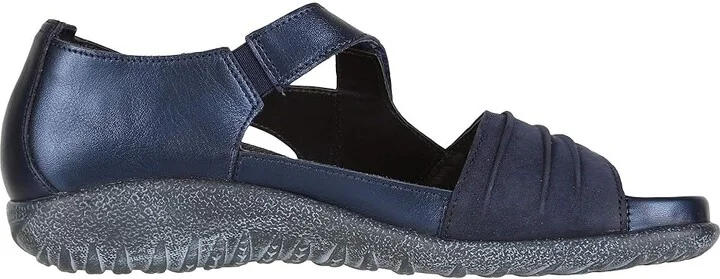Naot Papaki Women's Shoes Polar Sea Leather/Navy Velvet Nubuck : EU 35 (US Women's 4) M, Leather/Suede - Image 8