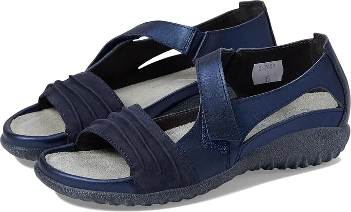 Polar Sea Leather,navy Velvet Nubuck