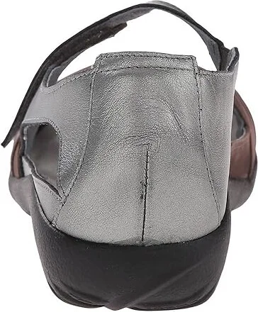 Naot Papaki Women's Shoes Shiitake Nubuck/Sterling Leather : EU 35 (US Women's 4) M, Leather/Suede - Image 5