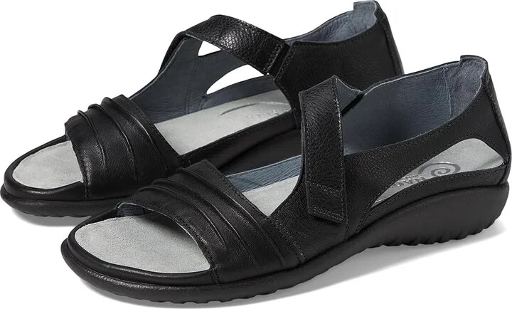 Naot Papaki Women's Shoes Soft Black Leather : EU 35 (US Women's 4) M, Leather/Suede