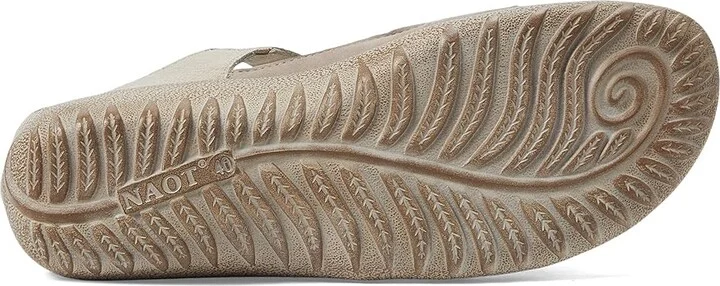Naot Papaki Women's Shoes Stone Nubuck/Beige Lizard Leather : EU 35 (US Women's 4) M, Leather/Suede - Image 3