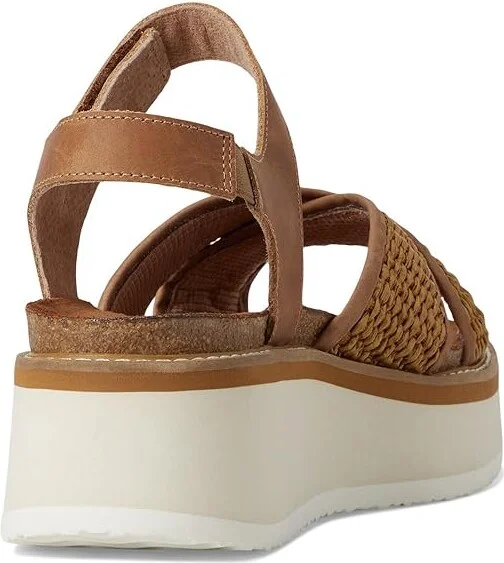Naot Pavlova Women's Sandals Latte Brown Leather/Golden Brown Raffia : EU 36 (US Women's 5) M - Image 4