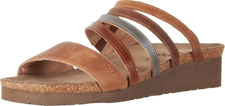 Naot Peyton Women's Shoes Latte Brown Leather/Mirror Leather/Brown Leather Combo : EU 35 (US Women's 4) M - Image 2