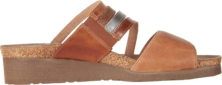 Naot Peyton Women's Shoes Latte Brown Leather/Mirror Leather/Brown Leather Combo : EU 35 (US Women's 4) M - Image 8