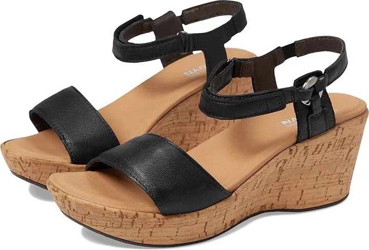 Naot Pier Women's Shoes Soft Black Leather : EU 42 (US Women's 11) M