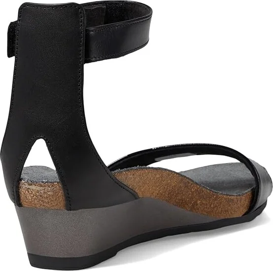 Naot Pixie Women's Sandals Black Luster Leather/Black Raven Leather/Black Madras Leather : EU 35 (US Women's 4) M - Image 5