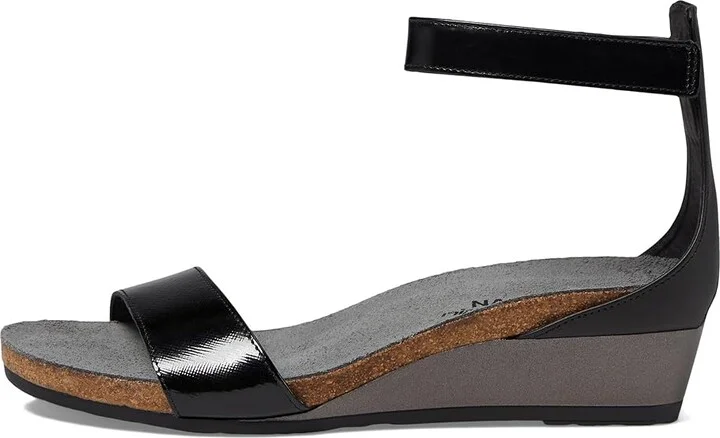 Naot Pixie Women's Sandals Black Luster Leather/Black Raven Leather/Black Madras Leather : EU 35 (US Women's 4) M - Image 7