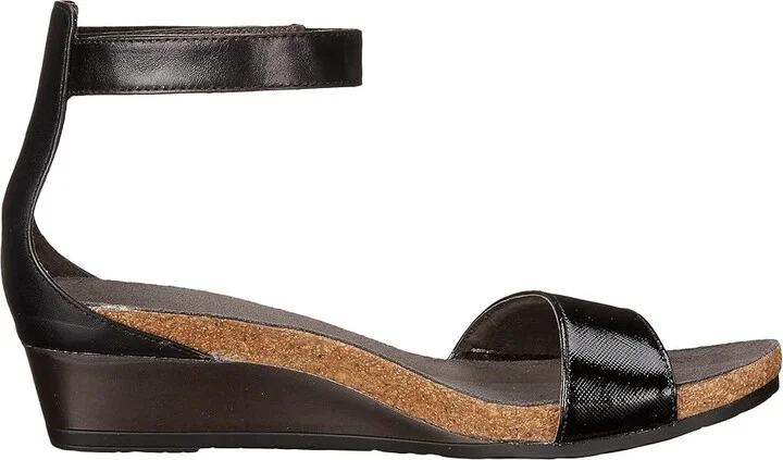 Naot Pixie Women's Sandals Black Luster Leather/Black Raven Leather/Black Madras Leather : EU 35 (US Women's 4) M - Image 8