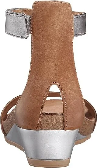 Naot Pixie Women's Sandals Maple Brown Leather/Latte Brown Leather/Mirror Leather : EU 35 (US Women's 4) M - Image 5