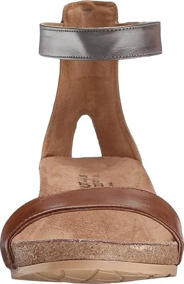 Naot Pixie Women's Sandals Maple Brown Leather/Latte Brown Leather/Mirror Leather : EU 35 (US Women's 4) M - Image 6