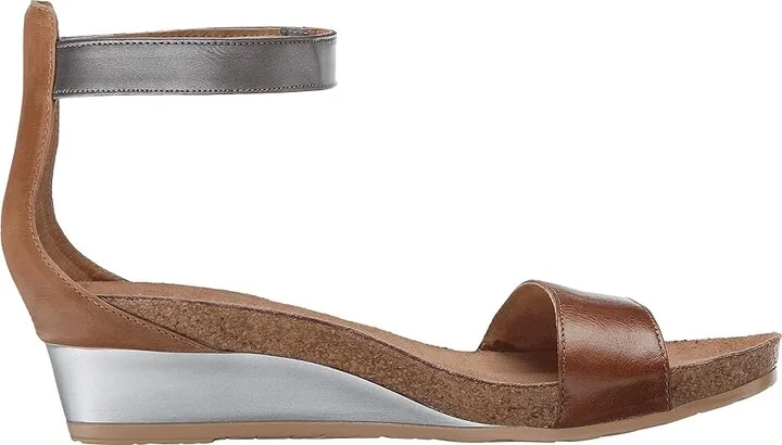 Naot Pixie Women's Sandals Maple Brown Leather/Latte Brown Leather/Mirror Leather : EU 35 (US Women's 4) M - Image 8