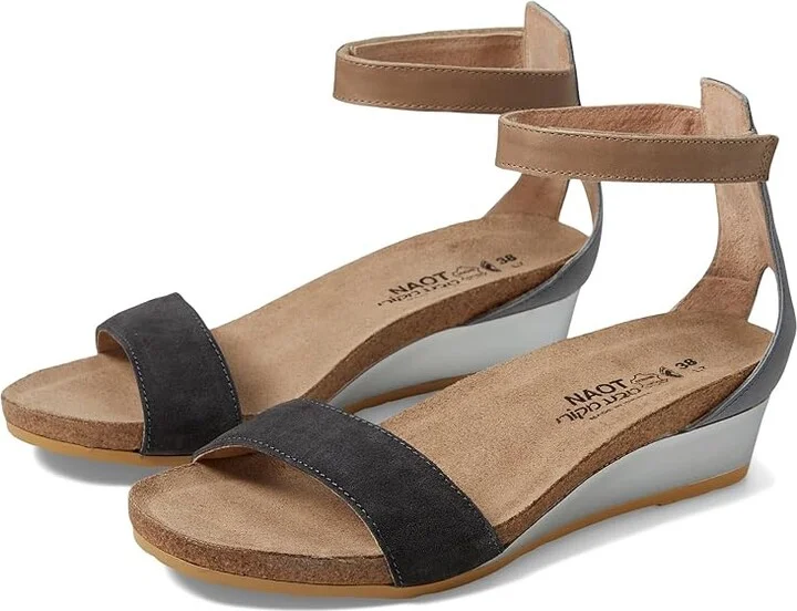 Oily Black Suede,vintage Slate Leather,