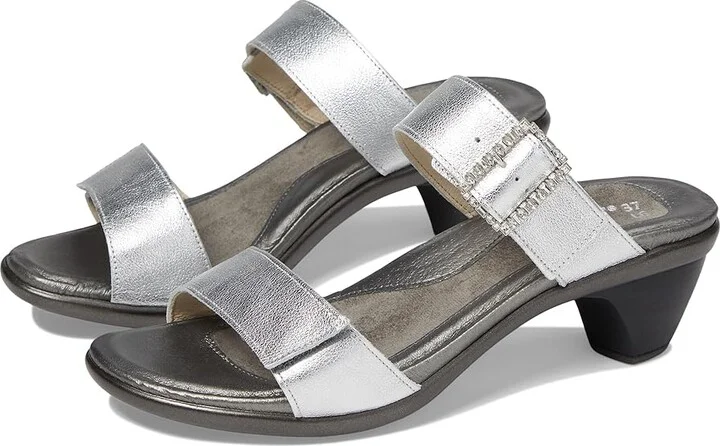 Naot Recent Women's Shoes Soft Silver Leather : EU 37 (US Women's 6) M