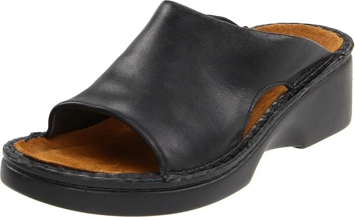 Naot Rome Women's Slip on Shoes Black Matte Leather : EU 35 (US Women's 4) M - Image 2