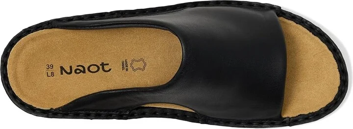 Naot Rome Women's Slip on Shoes Black Matte Leather : EU 35 (US Women's 4) M - Image 3