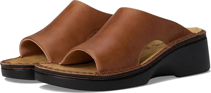 Naot Rome Women's Slip on Shoes Latte Brown Leather : EU 40 (US Women's 9) M