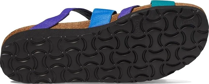 Naot Roxana Women's Shoes Aqua Stretch/Royal Blue Stretch/Gloss Purple Stretch : EU 39 (US Women's 8) M - Image 4
