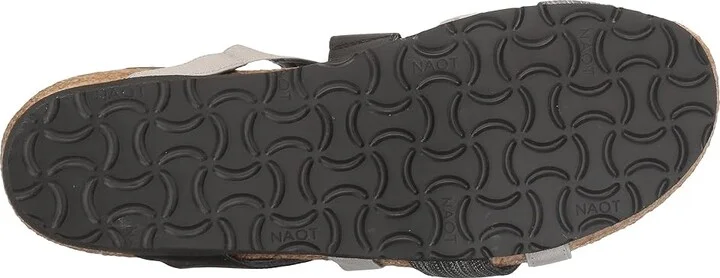 Naot Roxana Women's Shoes Black Fabric/Gloss Black Stretch/Light Gray Stretch : EU 37 (US Women's 6) M, Textile - Image 4
