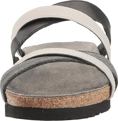 Naot Roxana Women's Shoes Black Fabric/Gloss Black Stretch/Light Gray Stretch : EU 37 (US Women's 6) M, Textile - Image 6
