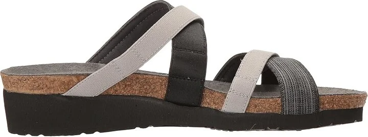 Naot Roxana Women's Shoes Black Fabric/Gloss Black Stretch/Light Gray Stretch : EU 37 (US Women's 6) M, Textile - Image 8
