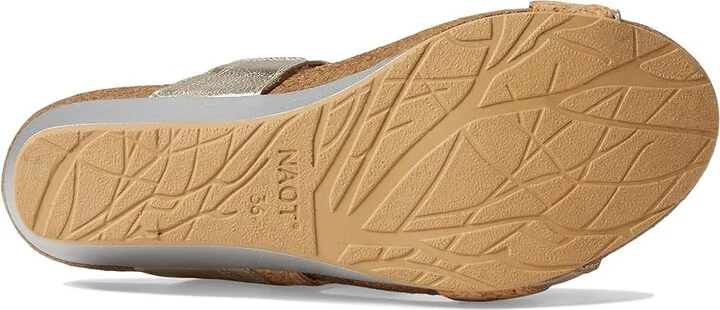 Naot Royalty Women's Shoes Radiant Gold Leather/Cork Leather : EU 35 (US Women's 4) M - Image 3