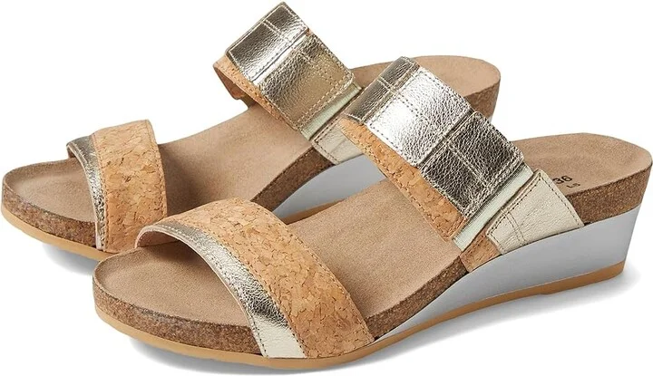 Naot Royalty Women's Shoes Radiant Gold Leather/Cork Leather : EU 35 (US Women's 4) M