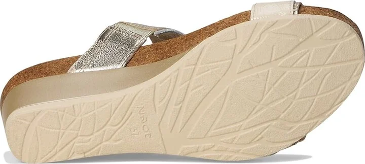 Naot Royalty Women's Shoes Radiant Gold Leather/Ivory Crinkle Patent Leather : EU 38 (US Women's 7) M - Image 3