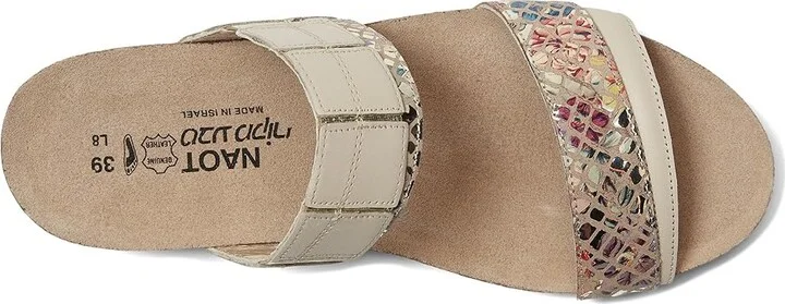 Naot Royalty Women's Shoes Soft Ivory Leather/Golden Floral Leather : EU 36 (US Women's 5) M - Image 2