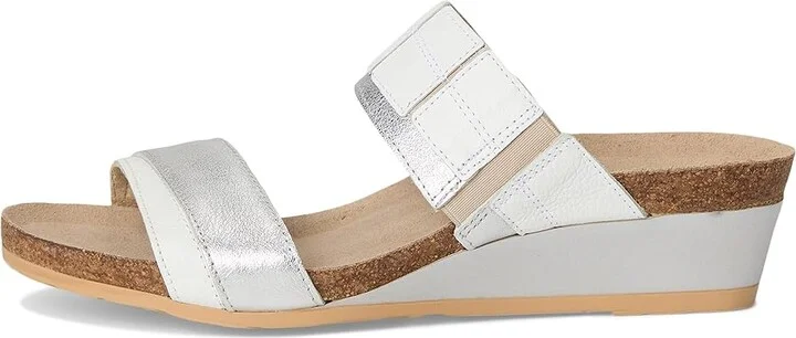 Naot Royalty Women's Shoes Soft White Leather/Soft Silver Leather : EU 35 (US Women's 4) M - Image 6