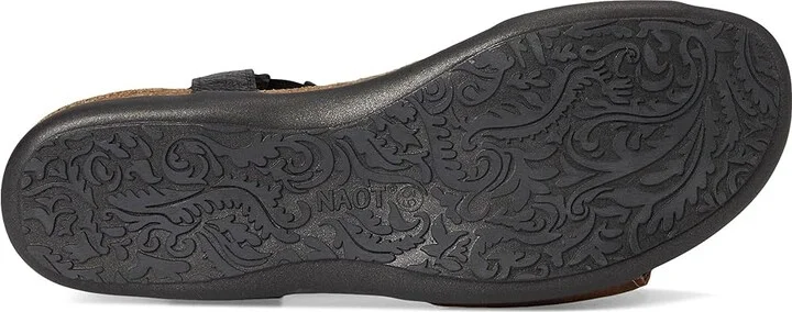 Naot Sabrina Women's Shoes Antique Brown Suede/Soft Black Leather : EU 39 (US Women's 8) M, Leather/Suede - Image 3