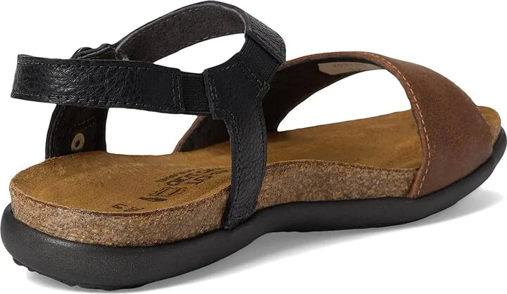 Naot Sabrina Women's Shoes Antique Brown Suede/Soft Black Leather : EU 39 (US Women's 8) M, Leather/Suede - Image 4