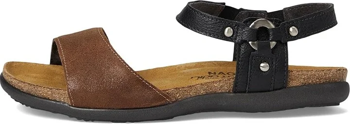 Naot Sabrina Women's Shoes Antique Brown Suede/Soft Black Leather : EU 39 (US Women's 8) M, Leather/Suede - Image 6