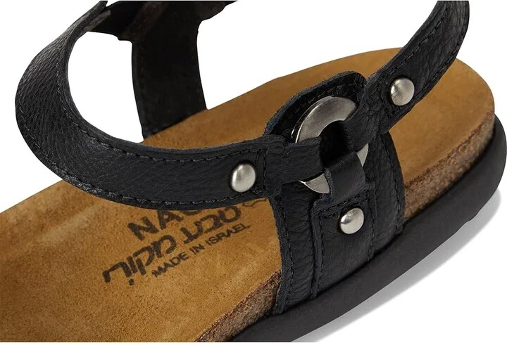 Naot Sabrina Women's Shoes Antique Brown Suede/Soft Black Leather : EU 39 (US Women's 8) M, Leather/Suede - Image 7