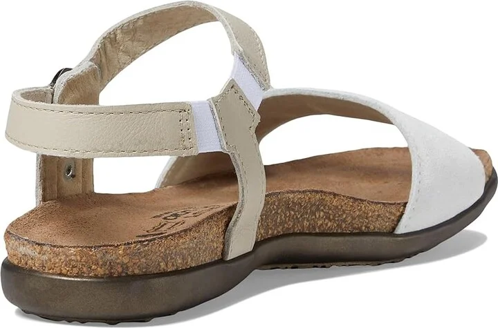 Naot Sabrina Women's Shoes White Suede/Soft Ivory Leather : EU 37 (US Women's 6) M - Image 4