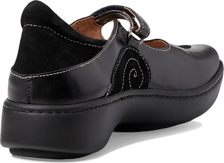 Naot Sea Women's Shoes Black Suede/Shiny Leather : EU 35 (US Women's 4) M - Image 5